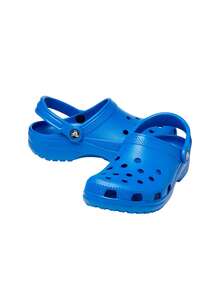 Crocs 经典款洞洞鞋，男女通用，蓝色，货号 100014KZ - 藍閃電 - 查看 3