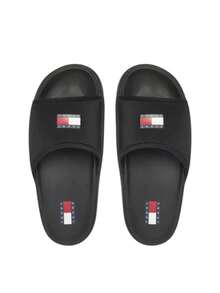 Tommy Hilfiger Platform Women's Slides Black EN0EN02765 BDS - Black - View 5