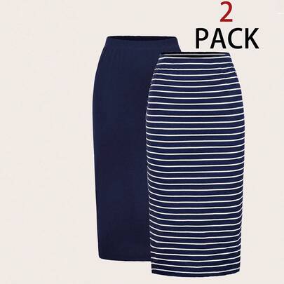 2Pcs Women Casual S…