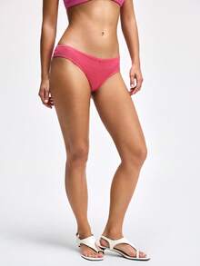 LOUNGEISTA 6条装女士运动型棉质透气巴西三角内裤，舒适透气