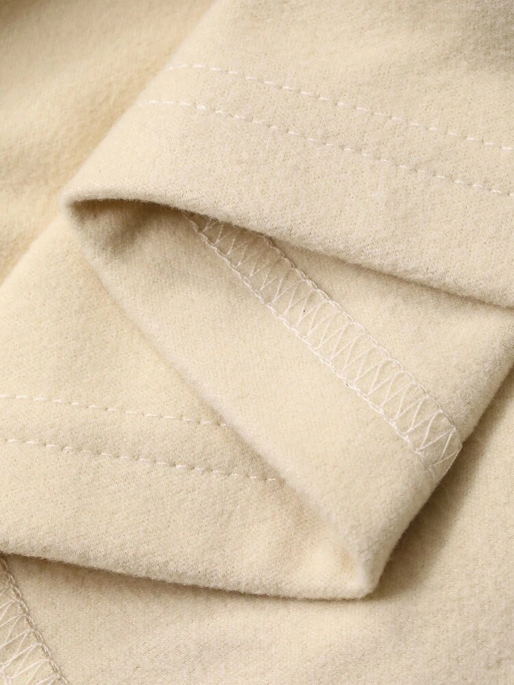 Men's Autumn Long Robe Set With Pants, Khaki Color, Loose & Comfortable Loungewear, Fall Clothes Pajama