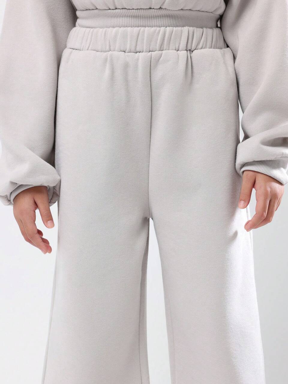 Chicago Print Hooded Sweatshirt And Wide Leg Pants Set