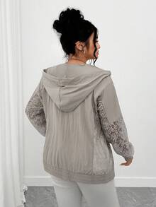 Elenzga 万圣节大码夹克 - 卡其色 - 查看 2