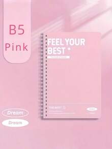 SHEIN 6 包 60 120 页 A5 B5 83x59 英寸螺旋笔记本学院横线 7 毫米厚纸板封面 6 种颜色学习笔记日记写作返校办公用品线圈笔记本大容量厚简约时尚多色笔记本适合学生女士工作家庭夏季秋季文具礼物