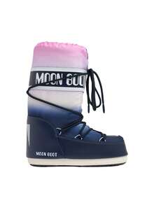 Moon Boot Icon Moonrise Women's Snow Boots Print Blue 80D1402920 - Moonrise Blue - View 1