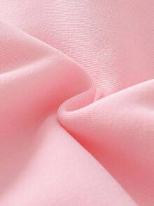 Playful Pals 两件套女婴可爱兔子T恤套装，圆领长袖3D立体刺绣兔子T恤上衣搭配松紧腰裤，保暖内衬休闲套装，适合温暖秋冬季日常外出穿着。 - 粉色 - 查看 8