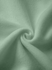 INAWLY Women's Fashionable Versatile Solid Color Drop Shoulder Long Sleeve Zip Up Sweatshirt, Autumn - Green - View 6