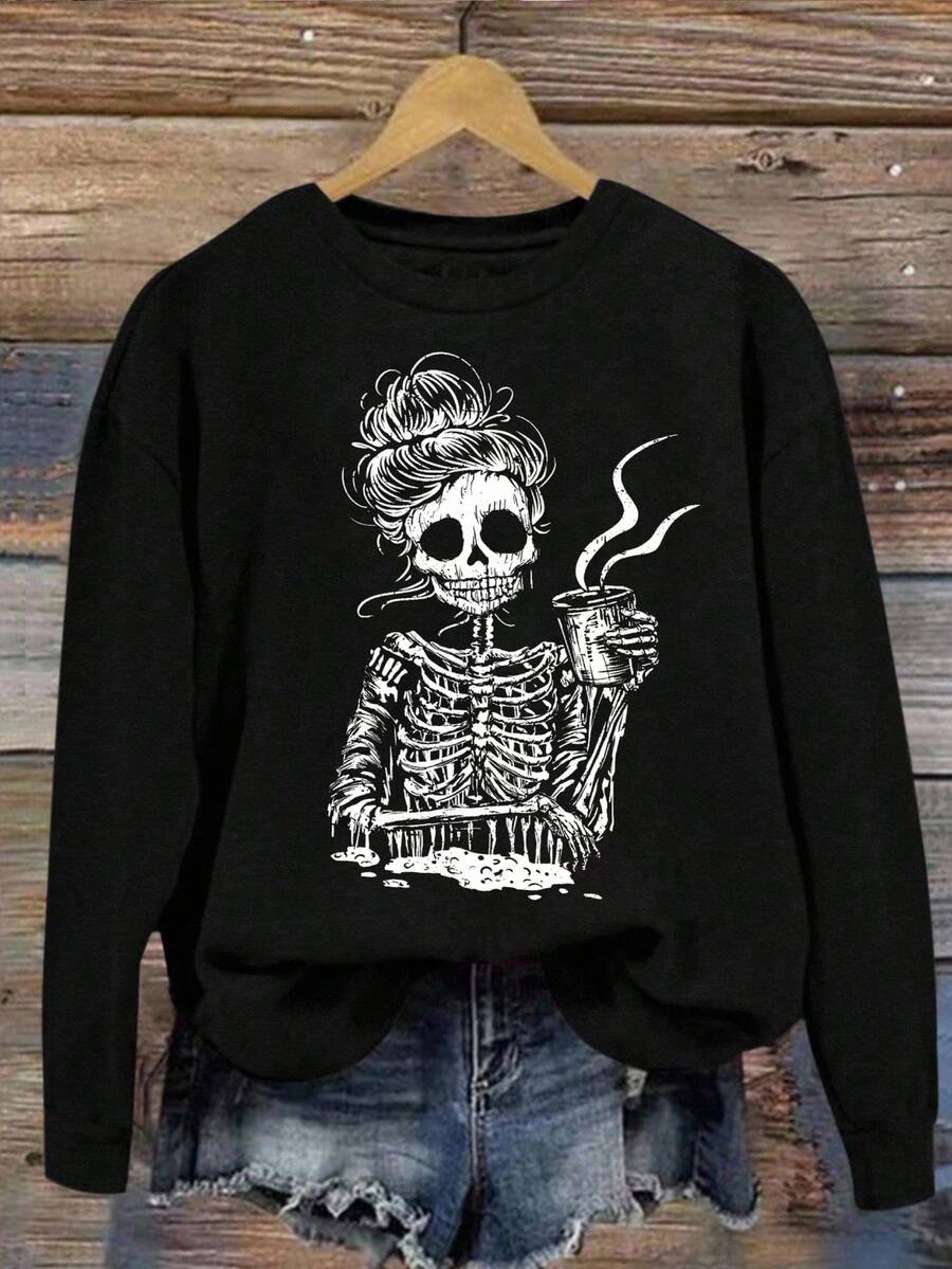 EMERY ROSE Gruselige Jahreszeit Sweatshirt, Vintage Halloween Horror Nacht Hoodie, Halloween Hoodie, Halloween Hoodie, Retro Halloween, Horror Film Sweatshirt