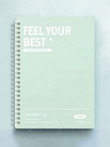 SHEIN 6 包 60 120 页 A5 B5 83x59 英寸螺旋笔记本学院横线 7 毫米厚纸板封面 6 种颜色学习笔记日记写作返校办公用品线圈笔记本大容量厚简约时尚多色笔记本适合学生女士工作家庭夏季秋季文具礼物