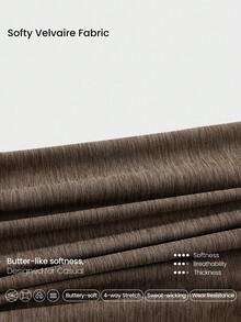 GLOWMODE 31英寸 Softy Velvaire 超高腰弧形缝线喇叭紧身裤 低冲击瑜伽日常穿着