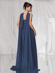 Coutiva 正式晚礼服（华丽装饰） - 藏蓝色 - 查看 2