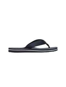Th Chain Print Beach Women's Flip-Flops Black FW0FW08514 DW6 - Space blue - View 1
