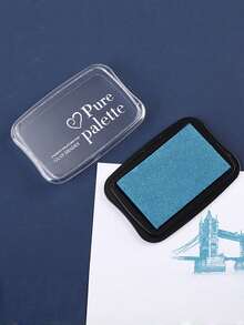 3种颜色可选，大号复古印台，适用于印章DIY、手工、剪贴簿、橡胶木质印章、纸质印台、纸张装饰，返校季，学习用品 - 彩色 - 查看 7