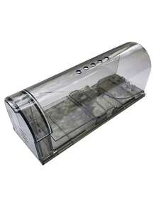 SHEIN 1 件装人性化捕鼠器 - 致命捕鼠器，适合室内外使用，宠物友好型，适用于狗和猫，蓝色塑料制成