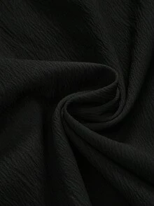 ROMWE Goth 秋季哥特式蛇皮、花卉和天体刺绣大码女式长袖连衣裙 - 黑色 - 查看 4