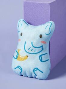 PETSIN Brinquedos de Catnip para Gatos de Interior - 5 tipos de brinquedos de pelúcia para mastigar e interativos com enchimento de catnip para gatinhos, brinquedo para animais de estimação macio (formas de animais) - Multicolorido - Visão 9