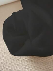 Leopard Print Butterfly Applique Hoodie Sweatshirt, Casual For Teen Girls - Black - View 4