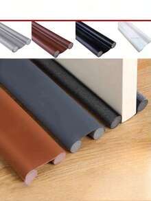 SHEIN 1 Piece Door Draft Strip For Bottom, Double Draft Strip, Adjustable Door Sweep, Wind Noise Blocker, Cold Air - Multicolor - View 4
