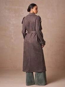 Lumalex Mùa Thu Đông, Phong cách thường ngày, Thanh lịch, Tiệc tùng, Tiệc chiêu đãi, Kín đáo, Sang trọng, Lấp lánh, Tiệc lễ hội, Kỳ nghỉ, Nóng bỏng, Ngoài trời, Nhiều lớp, Mùa cưới, Tiệc chiêu đãi, Lễ trưởng thành, Áo khoác nữ dáng suông, Chất liệu giả da lộn, Dáng rộng, Thắt eo, Áo khoác dáng dài, Áo khoác nữ mùa Thu Đông, Áo khoác ngoài, Sang trọng, Dự tiệc prom, ID, Al-Adha, Tiệc Al-Adha, Năm mới - Cà phê nâu - Xem 10