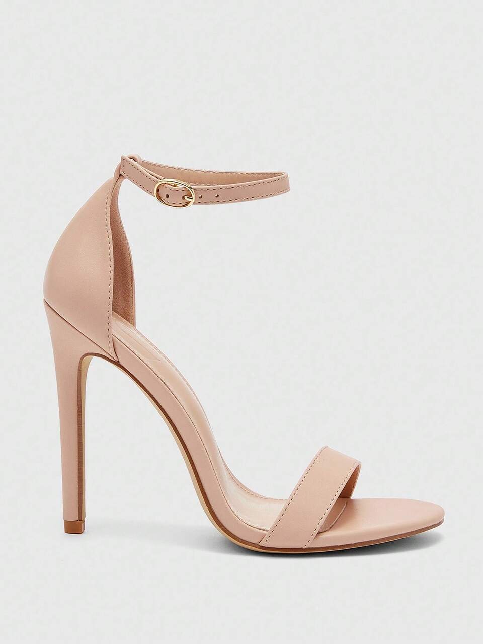 CUCCOO BIZCHIC Fashionable Casual Versatile Minimalist Solid Color Open Toe Women Heeled Sandals For Christmas