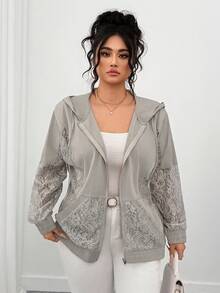 Elenzga 万圣节大码夹克 - 卡其色 - 查看 8