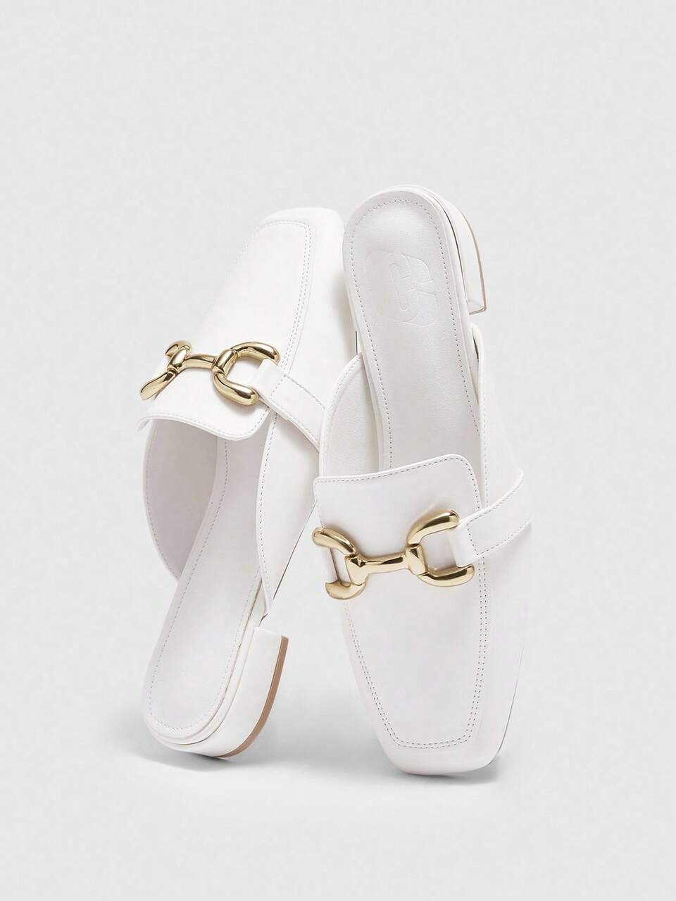 CUCCOO BIZCHIC Ballerine da donna con punta tonda e tacco largo, scarpe da ufficio eleganti e confortevoli