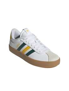 Adidas VL Court 3.0 Men's Sneakers White / Collegiate Green / Utility Yellow JI1756 - CloudWhite/CollegiateGreen/UtilityYellow - View 3