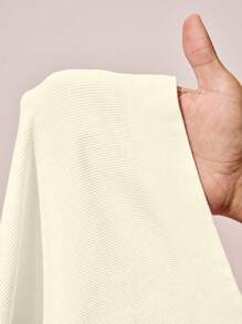 SHEIN Sports 2 件无缝高弹力瑜伽套装运动服健身套装罗纹背心收腹紧身裤健身女套装健身房女装 - 杏色 - 查看 8