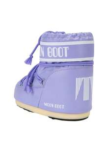 Moon Boot Icon Low Nylon Women's Snow Boots Purple 80D1409340 - Purple - View 5