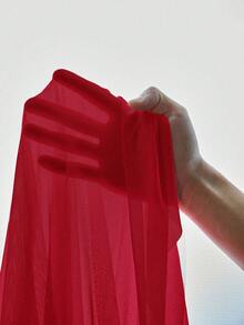 Snug Zone 2pcs Set: 3D Floral Lace Robe + Fishbone Waist Design Lace Camisole Nightgown Red Lace Lingerie Lingerie Robe Set Red Lingerie Set Two Piece Lace Lingerie - Red - View 7