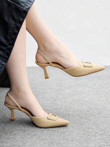 CUCCOO BIZCHIC Women's Fashionable Khaki Color New Style Shoes - Khaki - View 4