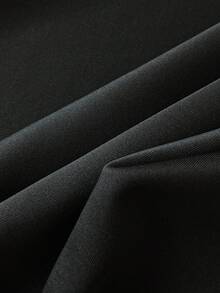 Elamini Stilvolles Kragen-Krawatte Einfarbiges Mini-Kleid