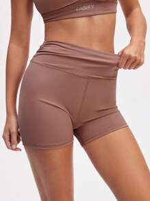 Eassivo Eassivo 全新多功能户外跑步健身运动短裤 - 藕粉色 - 查看 10