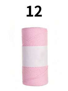 160克/卷蕾丝钩针纱棉麻线粗麻线圆股空心棉纱粗DIY帽子手工编织 - 彩色 - 查看 28