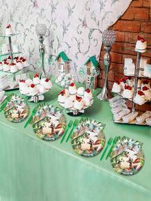 10PCS Dinosaur Theme Party Decor, Dinosaur Birthday Party Supplies Service, Dinosaur Birthday Decorations, Disposable Tableware Including Dinosaur Plates, 7 Inch/9 Inch Plates, Napkins, 9OZ Cups And Tableware Sets