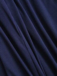 Sweetra Conjunto de 2 piezas minimalista y versátil para mujer, con decoración de metal plateado, top asimétrico de hombros descubiertos y pantalones rectos y anchos de estilo casual