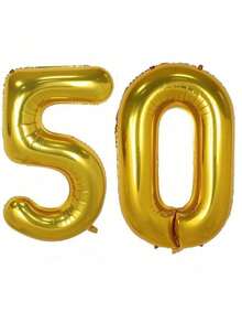 Large Metallic Foil Helium Quality Golden Balloons For Wedding Party Decorations Anniversary Celebration Birthday Bridal Shower Balloons Bulk Gold Decor