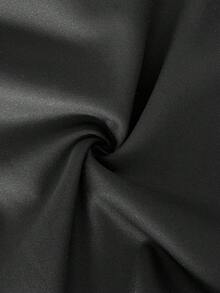 FavEase Women's Skin-Friendly Breathable Comfortable Pants With Adjustable Elastic Waist - Black - View 6