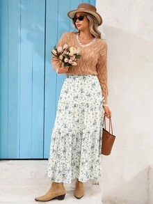 Vivid Eden Mùa thu, mùa đông, hẹn hò đi chơi và mặc thường ngày, váy đi nghỉ ngoài trời có viền xếp nếp và vải hoa có họa tiết, mùa thu, mùa đông, áo khoác ngoài đi nghỉ cho phụ nữ, quần áo trở lại trường, rất đơn giản, quần áo nông thôn của phụ nữ, trang phục công sở, trang phục tiền cũ, trang phục giáo viên, trang phục hẹn hò, mùa tốt nghiệp, váy vải có họa tiết của phụ nữ, váy không khí tiệc Giáng sinh, váy dài hoa, váy dài đi nghỉ - Nhiều màu - Xem 2
