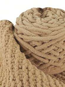 1/2/3/5 Rolls, Approx 90-100g/Pc Ice Bar Braided Single Strand Chunky Yarn For DIY Scarf, Bag, Slippers, Dolls, Blankets, Cushions, Plush Toys (Random Color)