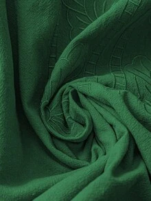 Linhara Women's V-Neck Embroidered 3/4 Sleeve Linen Blouse, Loose Fit Summer Top