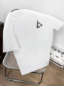 Claim Dot 男士夏季休闲几何图案印花短袖度假 T 恤，可作为男友礼物