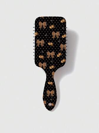 Kawaii 1 Stück Sternenhimmel Schleife Leopardenmuster Luftpolster Massage Haarbürste