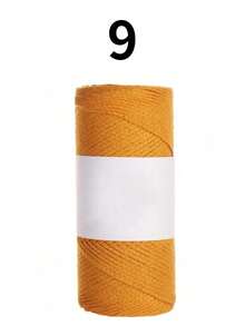 160克/卷蕾丝钩针纱棉麻线粗麻线圆股空心棉纱粗DIY帽子手工编织 - 彩色 - 查看 31