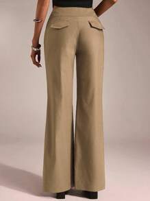 Avantive Pantalon casual d'affaires taille basse pour femmes, tenues décontractées d'été pour femmes, pantalon blanc Y2K pour l'automne/hiver