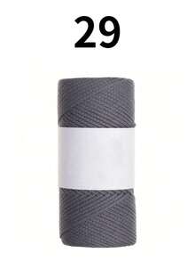 160克/卷蕾丝钩针纱棉麻线粗麻线圆股空心棉纱粗DIY帽子手工编织 - 彩色 - 查看 8