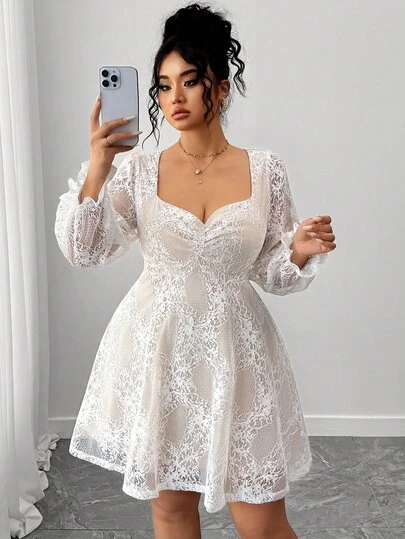 Elenzga Vestidos de talla grande para Halloween