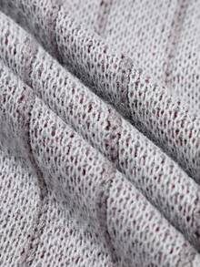 Chillumni Men's Letter Pattern V-Neck Long Sleeve Loose Casual Sweater , Fall Winter - Multicolor - View 3