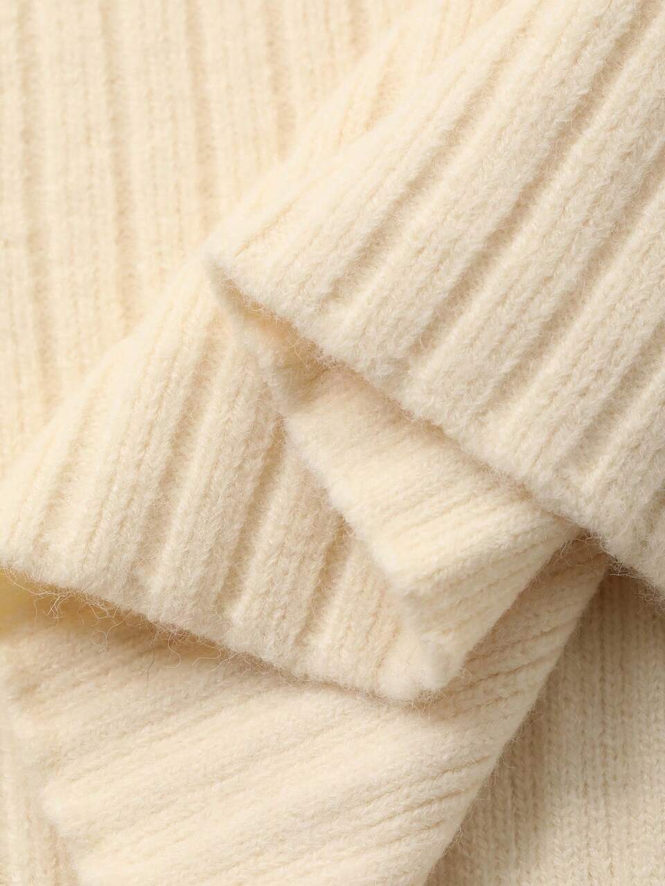 Women's Elegant Cold Shoulder Sweater Dress, Autumn Long Sleeve Tops
