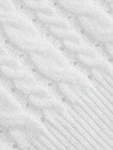 SHEIN MOD Damen ärmelloses Oberteil mit Buchstabenmuster, Strickoberteil für Schule, Wollpullover, Winterkleidung für Frauen, süße Wollwesten, Neujahrspullover